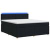vidaXL Posteľ boxspring s matracom Čierna 160 x 200 cm L&aacute;tka