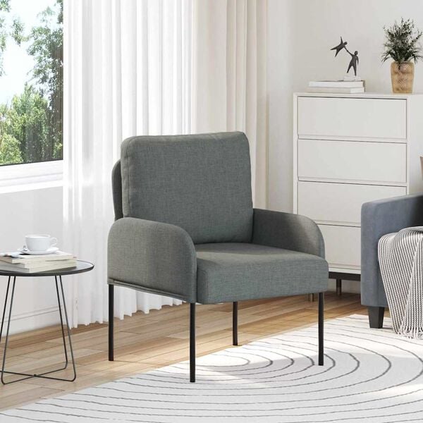 vidaXL Pohovky s vank&uacute;&scaron;om 55cm Tmavo &scaron;ed&aacute; Preglejka