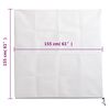 vidaXL Fl&iacute;sov&eacute; kryty na rastliny so zipsom 2 ks 70 g/m&sup2; 1,55x1,55 m