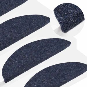 vidaXL Samolepiace n&aacute;&scaron;ľapy na schody 15 ks 56x17x3 cm modr&eacute;