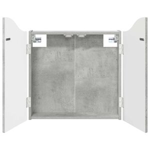 vidaXL Skriňa na terč Bet&oacute;novo siv&aacute; 56 x 12 x 63 cm Kompozitn&eacute; drevo