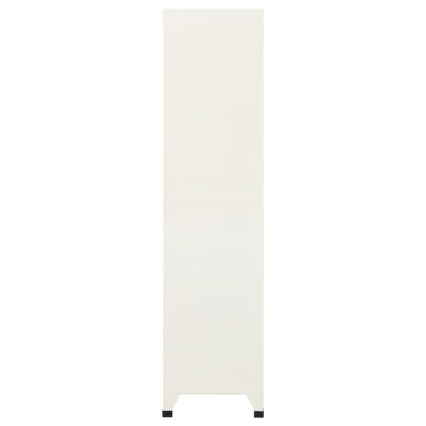 vidaXL Uzamykacia skriňa sivá a modrá 90x45x180 cm oceľová