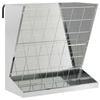 vidaXL Feeder na seno Strieborn&aacute; 71 x 33 x 70 cm Pozinkovan&aacute; oceľ