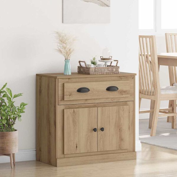 vidaXL Highboard Remeseln&yacute; dub 70 x 35,5 x 67,5 cm Kompozitn&eacute; drevo