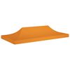 vidaXL Strecha na párty stan 6x3 m, oranžová 270 g/m²