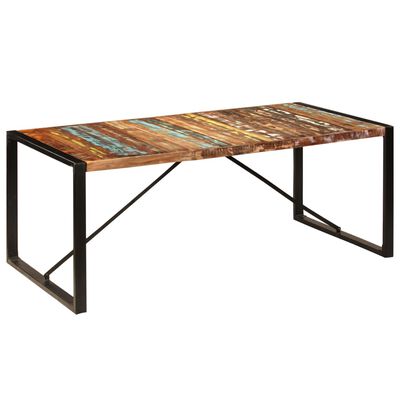 vidaXL Jedálenský stôl 200x100x75 cm, recyklovaný masív