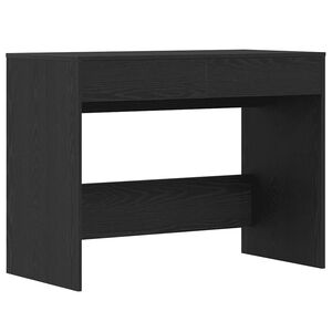 vidaXL P&iacute;sac&iacute; st&ocirc;l, čierny dub 101x50x76,5 cm, kompozitn&eacute; drevo