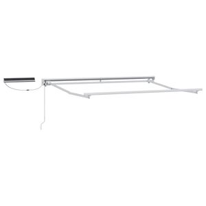 vidaXL Solar Electric Awning Frame 2.5 x 2 m Biela