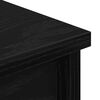 vidaXL Highboard Black Oak 37,5x35x180 cm Engineered Wood