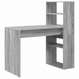 vidaXL St&ocirc;l Siv&yacute; Sonoma Kompozitn&eacute; drevo 113 x 54 x 120 cm