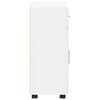 vidaXL Serv&iacute;rovacia skriňa s poličkou FLORIN Biela 88,5 x 30,5 x 73 cm