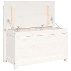 vidaXL Lavička biela 80x41x77 cm mas&iacute;vne borovicov&eacute; drevo