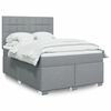 vidaXL Boxspring posteľ s matracom bledosiv&yacute; 140x190 cm l&aacute;tka