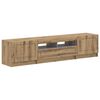 vidaXL 5-dielny LED TV kabinet Dub artisan Kompozitn&eacute; drevo