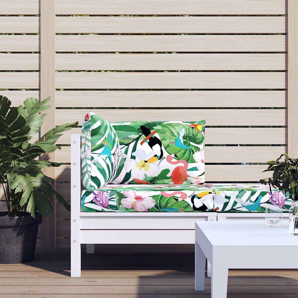 vidaXL Podušky na paletovú pohovku 3 ks viacfarebné oxfordská látka