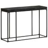 vidaXL Konzolov&yacute; stol&iacute;k čierny 110x35x76 cm ak&aacute;ciov&yacute; a mangovn&iacute;kov&yacute; mas&iacute;v