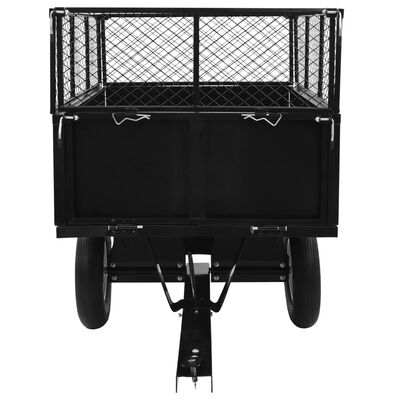 vidaXL Vyklápací prívesný vozík na kosačku, nosnosť 300 kg