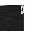 vidaXL Stenné police s poličkou 4 pcs Čierny dub 80 x 11,5 x 18 cm