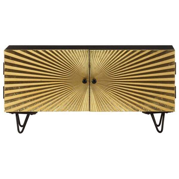 vidaXL TV skrinka 90x30x45 cm masívne mangovníkové drevo