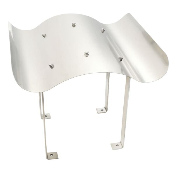 vidaXL Komínová strieška z nehrdzavejúcej ocele, 70 x 70 x 37 cm