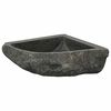vidaXL Um&yacute;vadlo Siv&aacute; (30-37) x (30-37) x 12 cm Riečna skala