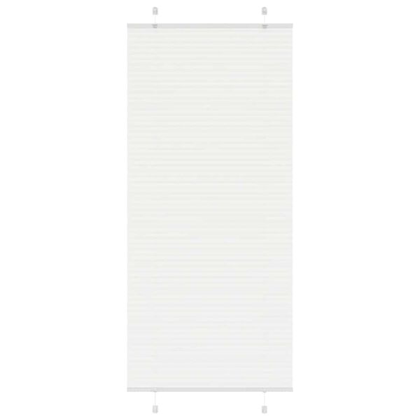 vidaXL plisovan&aacute; roleta biela 90x200 cm &scaron;&iacute;rka l&aacute;tky 89,4 cm