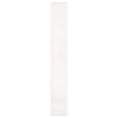 vidaXL Knižnica/deliaca stena biela 80x30x199,5 cm masívna borovica