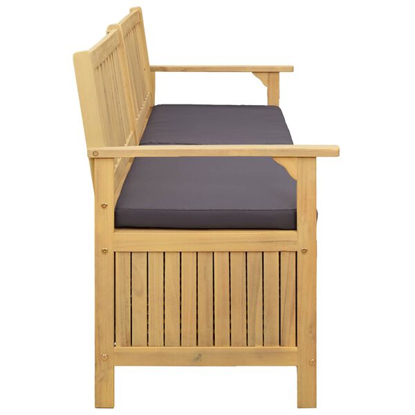 vidaXL &Uacute;ložn&aacute; lavička s vank&uacute;&scaron;om s &uacute;ložiskom s dverami