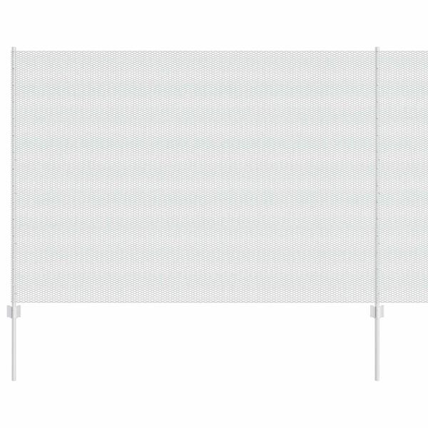 vidaXL Plot a stĺp Strieborná 1,6 x 50 m Oceľ