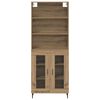 vidaXL Highboard Remeseln&yacute; dub 69,5 x 34 x 180 cm