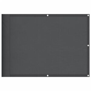 vidaXL Balk&oacute;nov&aacute; z&aacute;stena antracitov&aacute; 75x700 cm 100 % polyester oxford