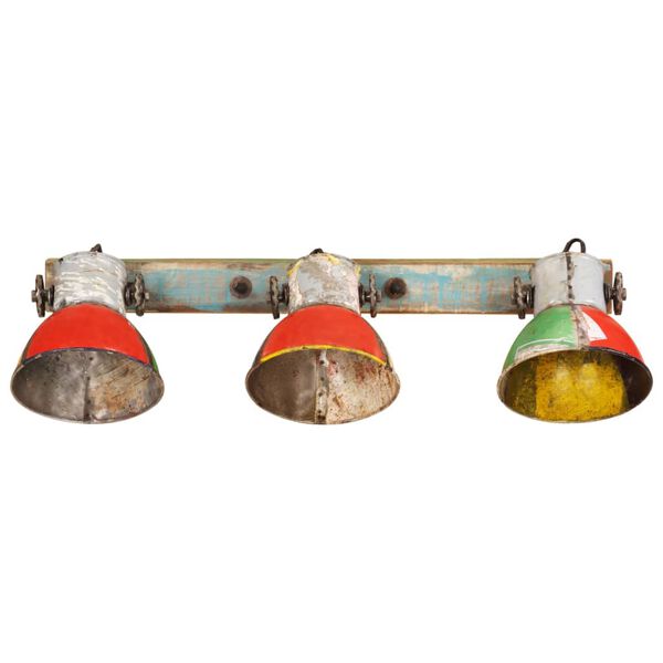 vidaXL Industri&aacute;lna n&aacute;stenn&aacute; lampa farebn&aacute; 65x25 cm E27