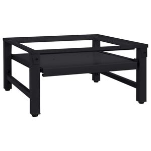 vidaXL Pedestal na pr&aacute;čku Čierny 62 x 60,5 x 32,5 cm Oceľ