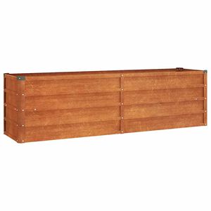 vidaXL Vyv&yacute;&scaron;en&yacute; z&aacute;hradn&yacute; z&aacute;hon, hrdzav&yacute; 160x40x45 cm, cortenov&aacute; oceľ
