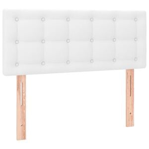 VidaXL Čelo postele biele 80x5x78/88 cm umel&aacute; koža
