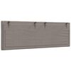 vidaXL Vank&uacute;&scaron; na čelo postele Hanko sivohned&yacute; 120 cm l&aacute;tka