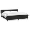 vidaXL Posteľn&yacute; r&aacute;m boxsping s matracmi čierna 200x220 cm zamat