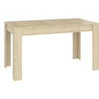 vidaXL Jedálenský stôl dub sonoma 140x74,5x76 cm drevotrieska