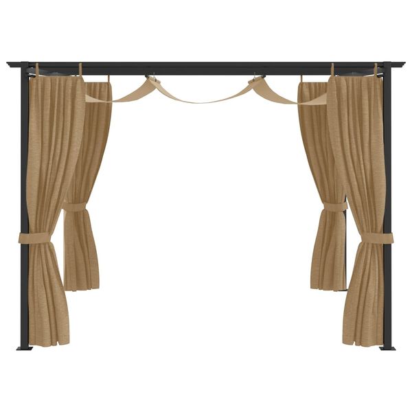 vidaXL Alt&aacute;nok 4x3 m sivohned&yacute;