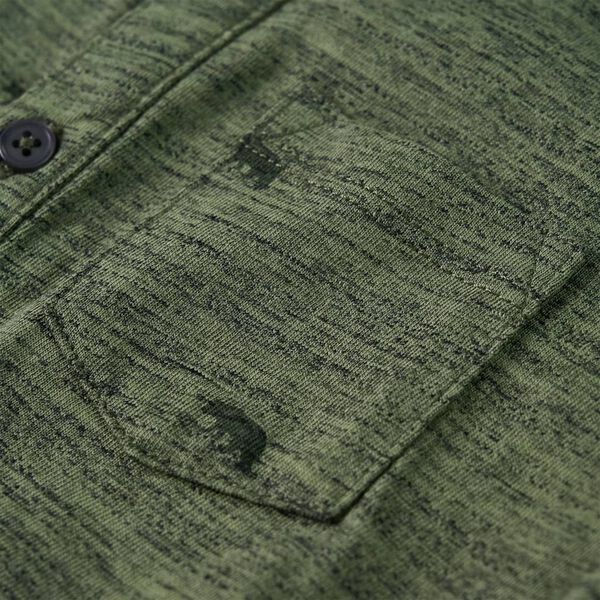 Detská košeľa kaki melanž 92