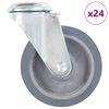 vidaXL Otočn&eacute; kolieska s otvorom na skrutku 24 ks, 100 mm