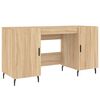 vidaXL St&ocirc;l dub somoma 140x50x75 cm kompozitn&eacute; drevo