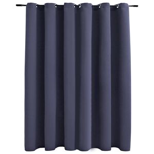 vidaXL Zatemňovac&iacute; z&aacute;ves s kovov&yacute;mi očkami, antracitov&yacute; 290x245 cm