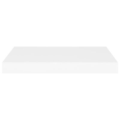 vidaXL Plávajúca nástenná polica, biela 50x23x3,8 cm, MDF