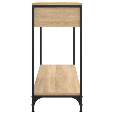 vidaXL Konzolový stolík dub sonoma 100x34,5x75 cm kompozitné drevo