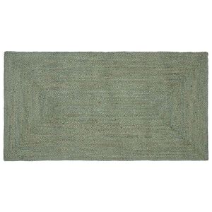 vidaXL Kusov&eacute; koberce Obdĺžnikov&yacute; Olivovo zelen&aacute; 60 x 110 cm Juta