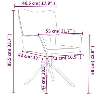 vidaXL Otočné jedálenské stoličky 2 ks krémové zamatové