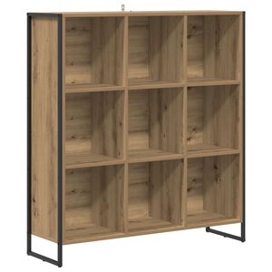 vidaXL Knižnica 99.5 x 30 x 108.5 cm Kompozitn&eacute; drevo Remeseln&iacute;cky dub