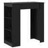 vidaXL Barov&yacute; st&ocirc;l 95 x 47 x 103,5 cm Kompozitn&eacute; drevo Čierny dub