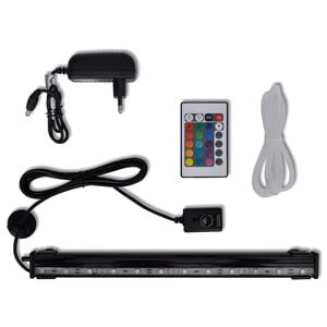 Ponorn&eacute; akv&aacute;riov&eacute; bodov&eacute; LED svietidlo s bublinami RGB 32 cm